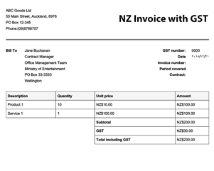 23 Customize Contractor Invoice Template Nz Download for Contractor Invoice Template Nz