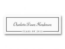 23 Customize Name Card Template Graduation for Ms Word with Name Card Template Graduation