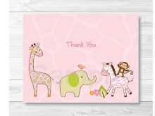 23 Customize Our Free Safari Thank You Card Template Maker by Safari Thank You Card Template