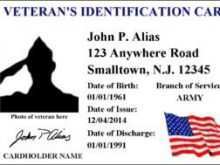 23 Customize Our Free Veteran Id Card Template With Stunning Design for Veteran Id Card Template