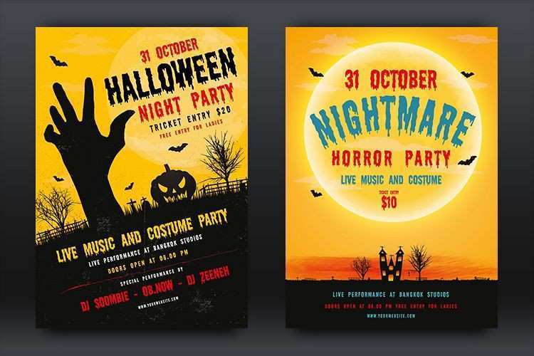 23 Customize School Halloween Party Flyer Template Formating by School Halloween Party Flyer Template