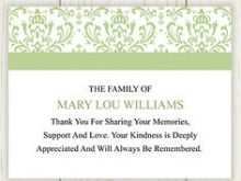 23 Customize Thank You Card Template For Funeral PSD File with Thank You Card Template For Funeral