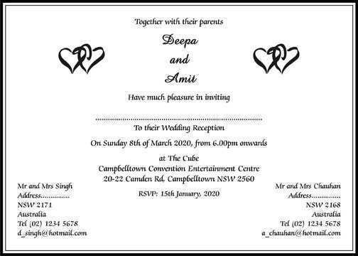 23 Customize Wedding Invitations Card Text Templates for Wedding Invitations Card Text