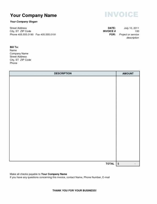 23 Format Personal Business Invoice Template Now by Personal Business Invoice Template
