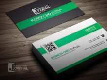 Business Card Template Qr Code