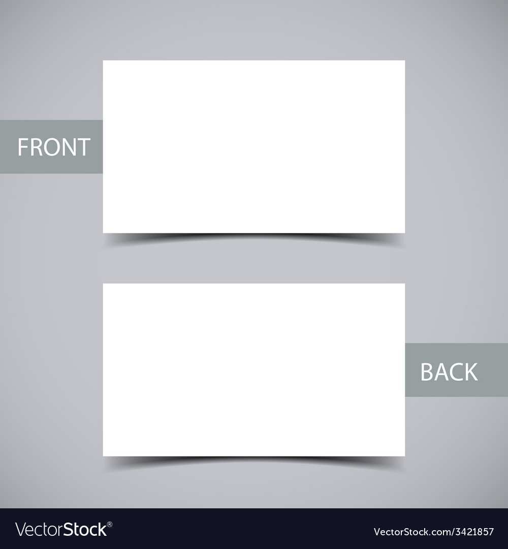 blank business card template illustrator free download