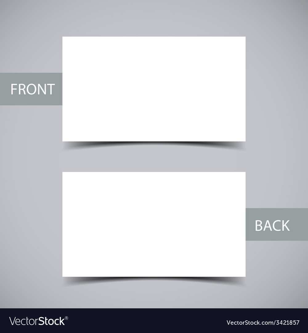 business card blank template illustrator free download