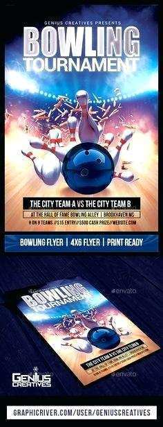 23 Free Printable Bowling Flyer Template Word PSD File for Bowling Flyer Template Word