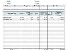 Tax Invoice Template Abn