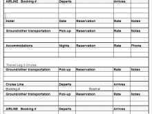 23 Free Printable Travel Itinerary Template In Excel PSD File by Travel Itinerary Template In Excel