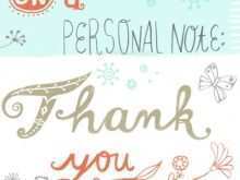 Thank You Card Template With Photo