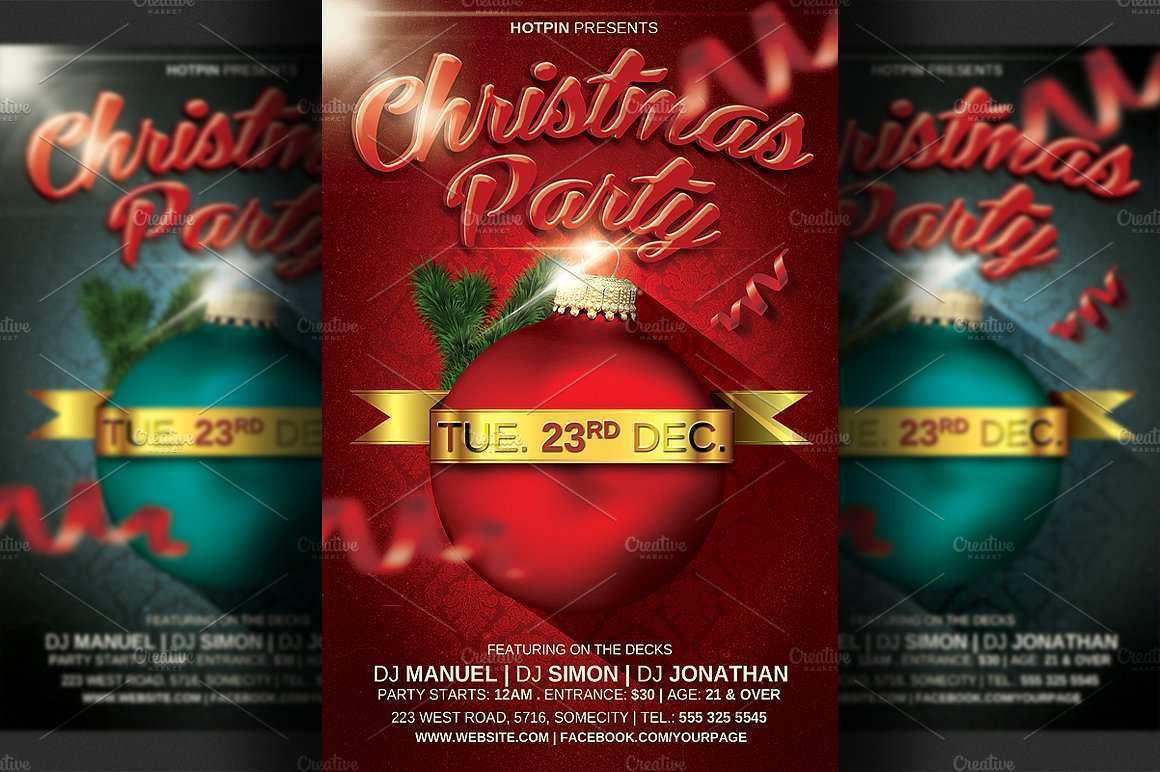 23 How To Create Christmas Party Flyer Template in Photoshop for Christmas Party Flyer Template