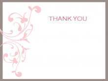 In Design Thank You Card Template