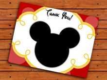 23 Online Mickey Thank You Card Template With Stunning Design for Mickey Thank You Card Template