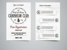 23 Printable Caribbean Party Flyer Template for Ms Word by Caribbean Party Flyer Template