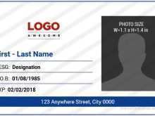 23 Printable Simple Id Card Template Word For Free with Simple Id Card Template Word