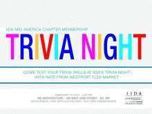 23 Printable Trivia Night Flyer Template Formating with Trivia Night Flyer Template