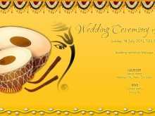 Wedding Invitation Card Template Hindu Cards Design Templates