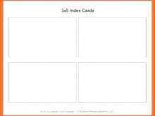 23 Report 3X5 Blank Index Card Template Word for Ms Word by 3X5 Blank Index Card Template Word