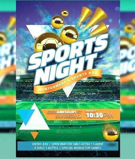 23 Report Sports Event Flyer Template PSD File by Sports Event Flyer Template