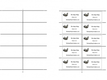 23 Standard Business Card Print Sheet Template For Free for Business Card Print Sheet Template