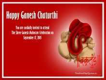 23 The Best Invitation Card Template For Ganesh Chaturthi PSD File with Invitation Card Template For Ganesh Chaturthi