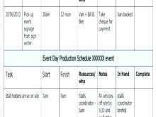 23 The Best Movie Production Schedule Template Now for Movie Production Schedule Template