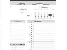 23 The Best Sample Daily Agenda Template With Stunning Design for Sample Daily Agenda Template