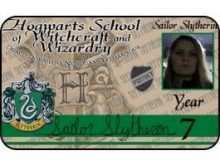 Harry Potter Id Card Template