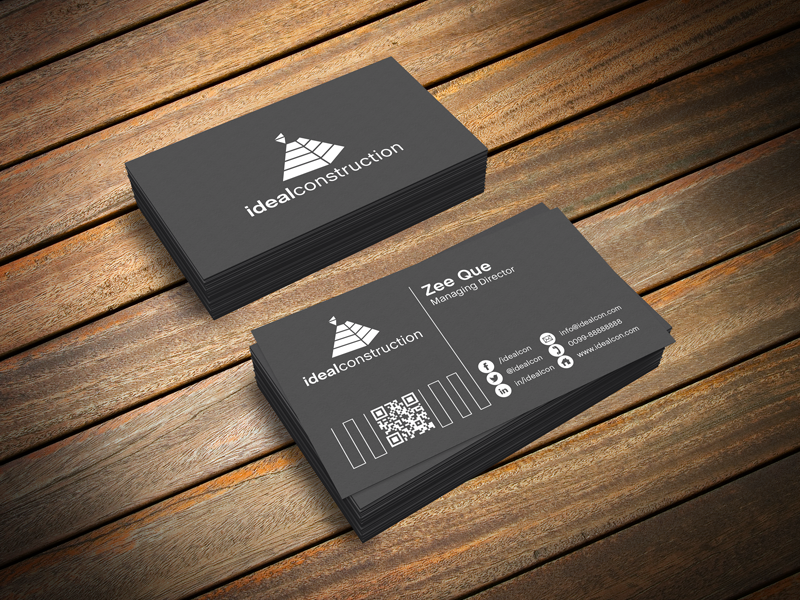 Download Business Card Mockup Illustrator Template - Cards Design ...