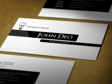 24 Best Name Card Template Black And White in Photoshop for Name Card Template Black And White