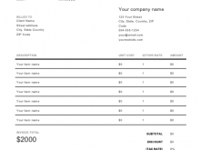 24 Blank Example Contractor Invoice Template in Photoshop by Example Contractor Invoice Template