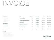 24 Blank Invoice Template For Freelance Designer Formating for Invoice Template For Freelance Designer