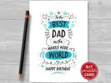 24 Create Happy Birthday Card Template For Dad Maker with Happy Birthday Card Template For Dad