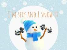 24 Create Snowman Christmas Card Template Formating for Snowman Christmas Card Template