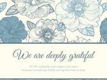 Thank You Card Templates For Funeral