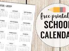 24 Creating School Planner Calendar Template For Free by School Planner Calendar Template