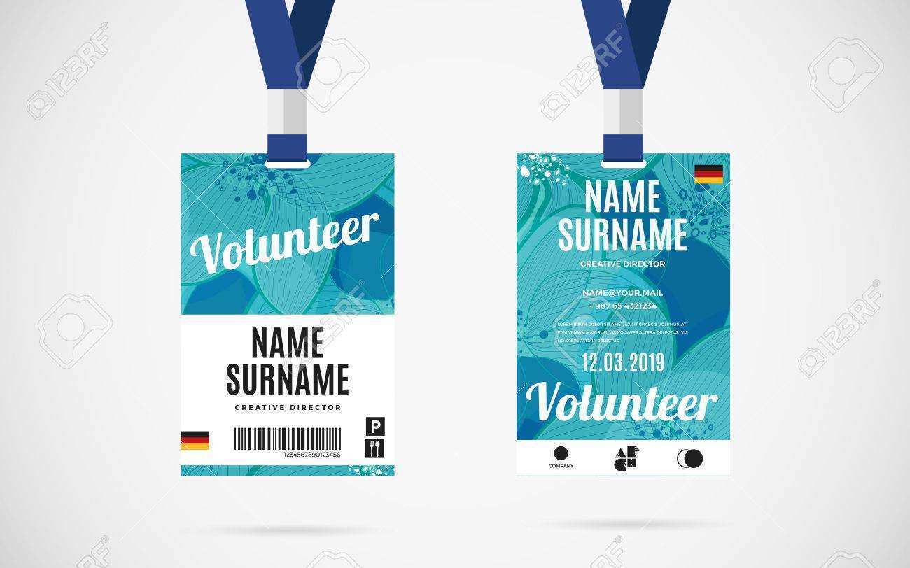24 Creative Event Id Card Template PSD File by Event Id Card Template