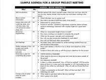 24 Creative Group Meeting Agenda Template in Word by Group Meeting Agenda Template