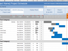 24 Creative Production Schedule Gantt Chart Template With Stunning Design for Production Schedule Gantt Chart Template