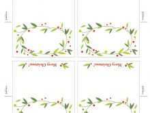 24 Customize Christmas Name Card Templates in Word by Christmas Name Card Templates