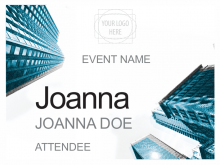 24 Customize Our Free Convention Name Card Template in Photoshop with Convention Name Card Template