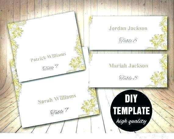 24 Folding Place Card Template Microsoft Word PSD File by Folding Place ...