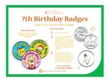 24 Format 7 Year Old Birthday Card Template Layouts by 7 Year Old Birthday Card Template