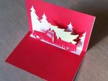 24 Format Kirigami Christmas Card Template in Photoshop with Kirigami Christmas Card Template
