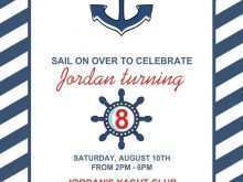 24 Format Nautical Birthday Card Template Now by Nautical Birthday Card Template