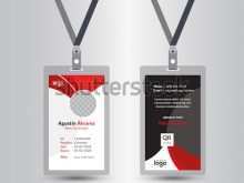 24 Format Red Black Id Card Template Maker with Red Black Id Card Template