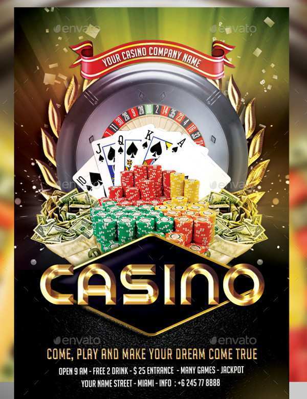 24 Free Casino Night Flyer Blank Template Now By Casino Night Flyer Blank Template Cards Design Templates