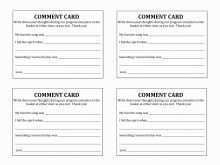 24 Free Comment Card Template Microsoft For Free with Comment Card Template Microsoft