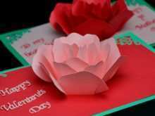 24 Free Flower Valentine Card Templates Photo with Flower Valentine Card Templates